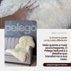 Kit 6 Pelegos Naturais de Ovelha Premium GG 108cm x 70cm