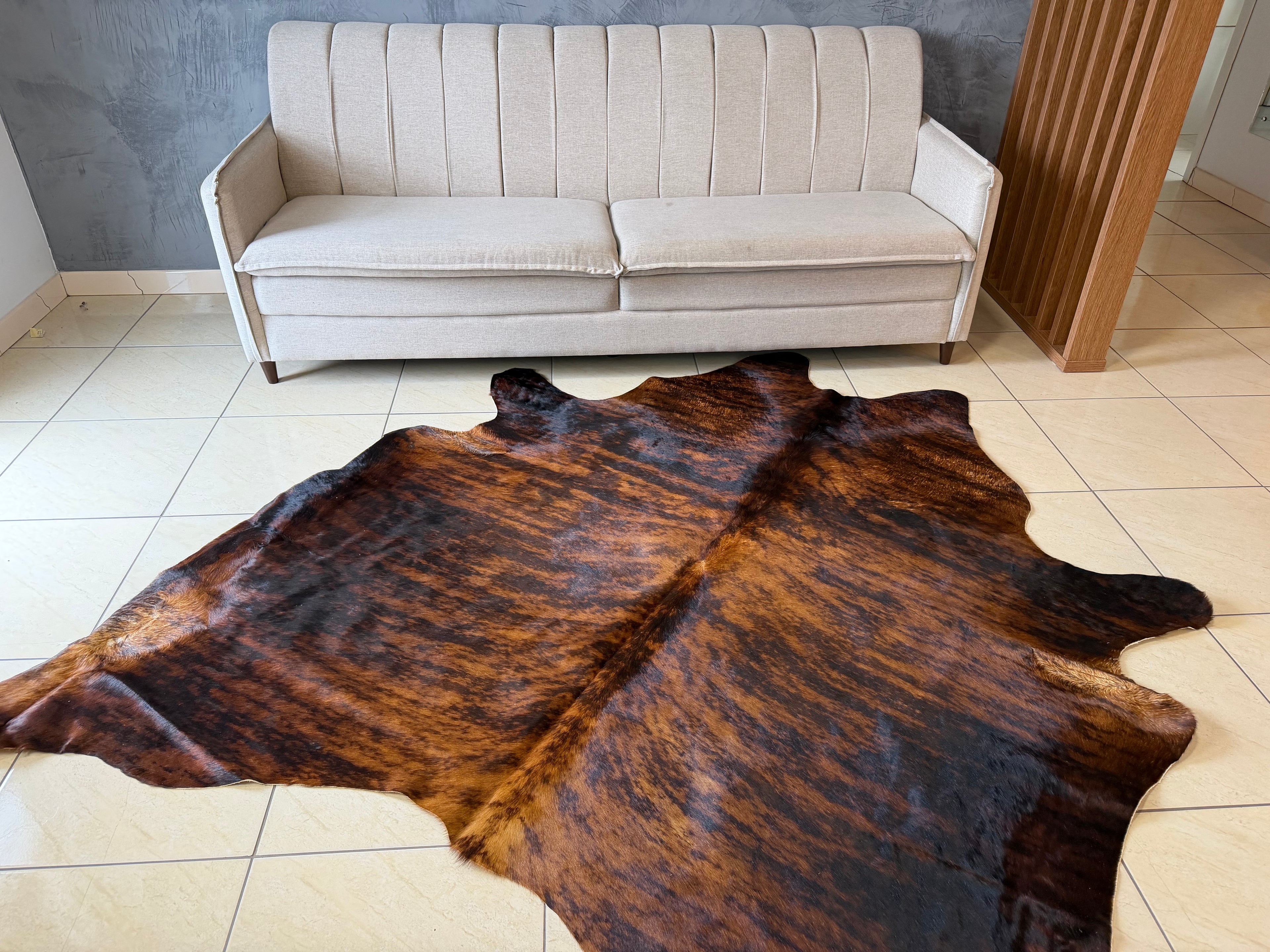 Tapete De Couro Legítimo Gigante - Modelo 25