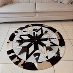 Tapete de Couro Mandala Premium M - 1.2m Diâmetro