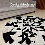 Tapete de Couro Mandala Premium G - 1.6m Diâmetro